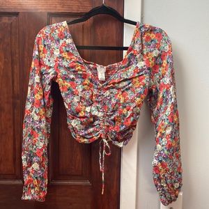 H&M floral blouse